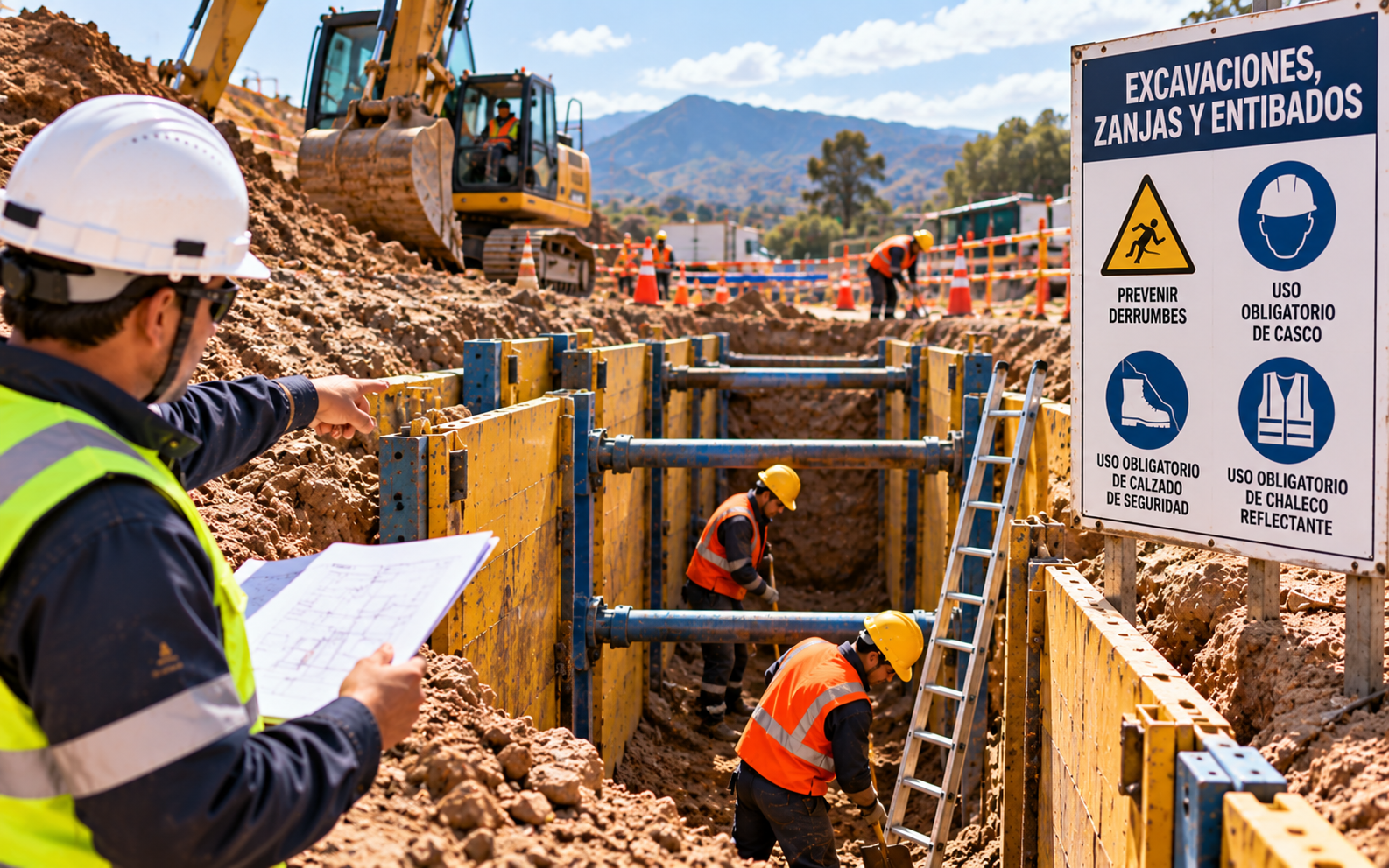 Excavaciones, Zanjas y Entibados
